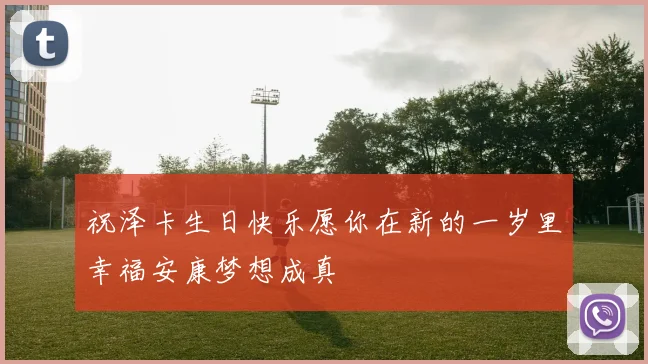 祝泽卡生日快乐愿你在新的一岁里幸福安康梦想成真
